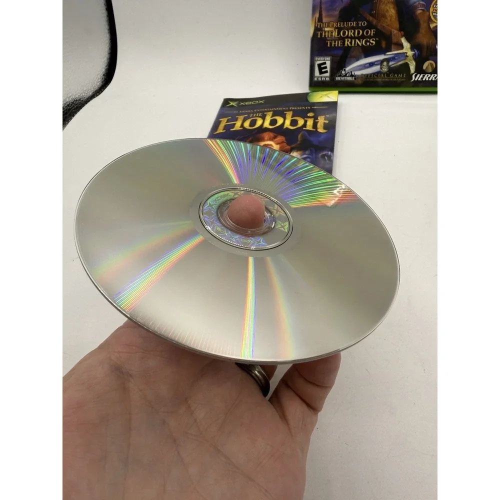 Hobbit (Microsoft Xbox, 2003)‎ Case, Game, Manual, No Trading Card Fast Shipping